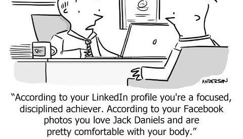 Does your social media profile reflect your CV?